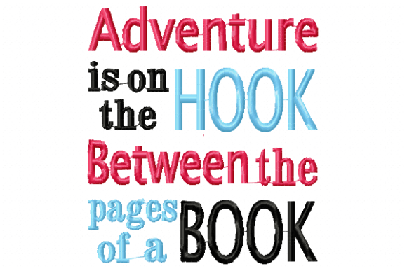 Adventure in a Book: A Charming Embroidery Design