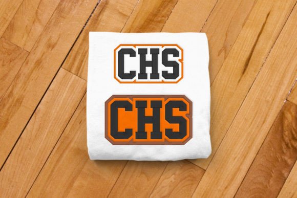 CHS High School Initials Embroidery: A Versatile Design