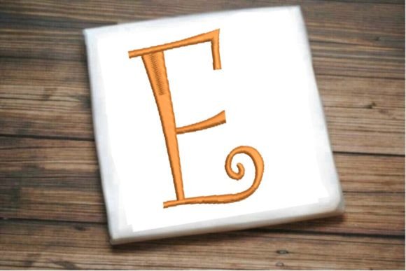 Elegant and Customizable E Monogram Design