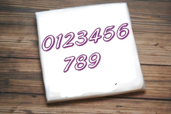 Elegant Numbers 0-9 Embroidery Designs