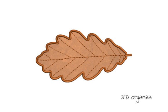 Embroidery Review: Oak Leaf Design