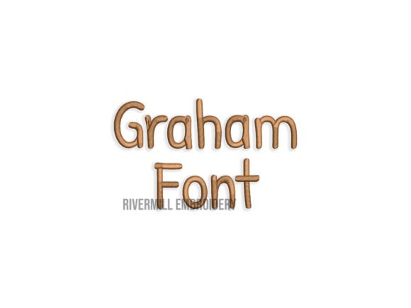 Exploring 1 1 2 Graham Embroidery Font