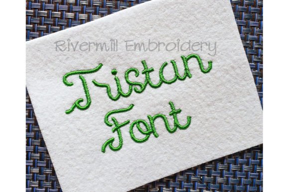 Exploring 1 Tristan Embroidery Font for Seasonal Designs
