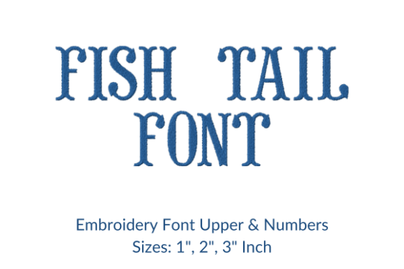 Fish Tail Font: A Unique Addition to Your Craft Fair