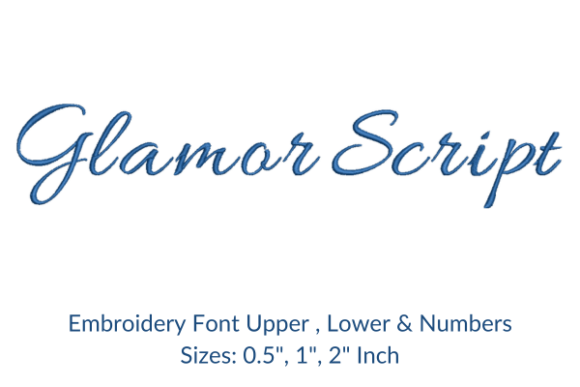 Glamor Script Fonts Embroidery Design Review