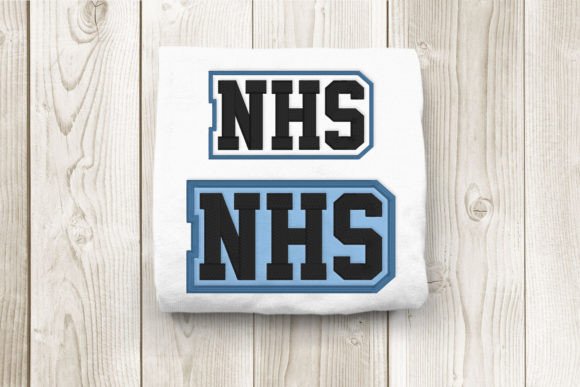 Review: NHS High School Initials Embroidery