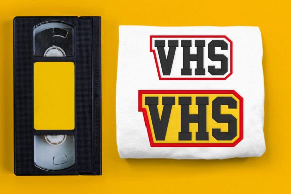 VHS High School Initials Embroidery: A Versatile Design